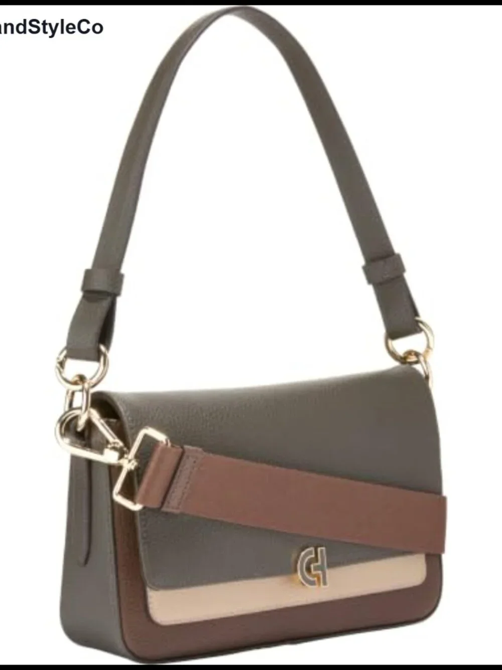 Leather Mini Satchel Tech-Compatible Removable Strap Multi-Way Carry